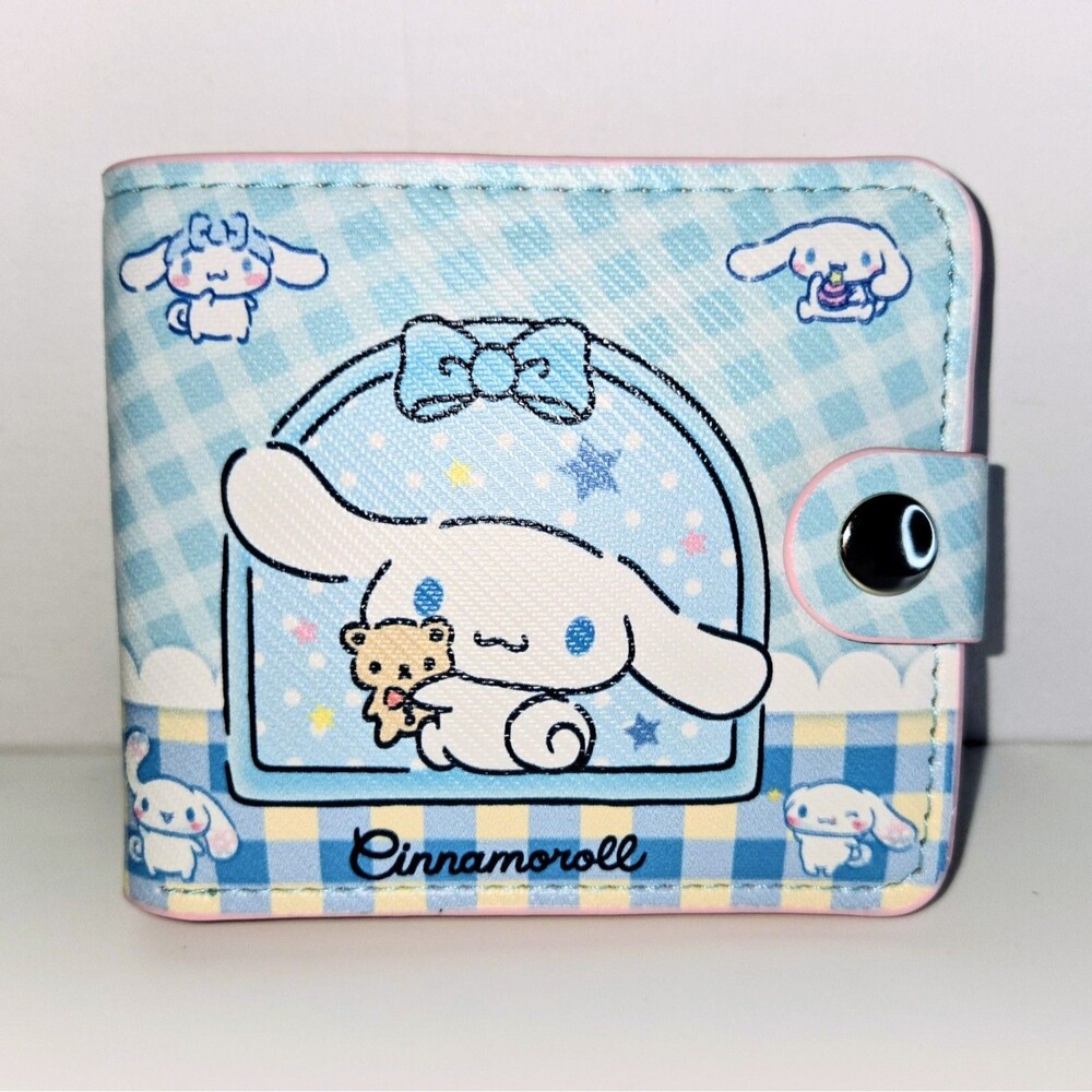 CINNAMOROLL Wallet Kawaii Hello Kitty Accessory Compact Bifold Id Window NEW